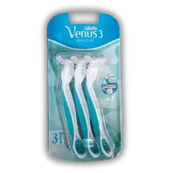 Gillette Venus razors for sensitive skin, 3-pack
