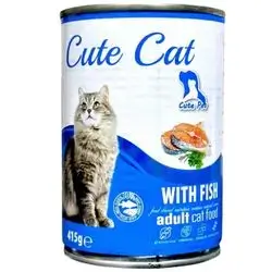 Cute Cat Adult with Fish 415g