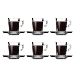 Pasabahce Expresso Cup&saucer 6pcs