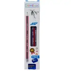 Set Pencil Domz HB With Sharpener-12pcs