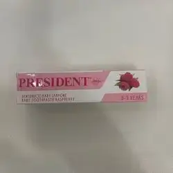 President 0-3 years toothpaste raspberry