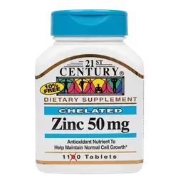 Zinc 50mg 110Tablets _ 21ST CENTURY