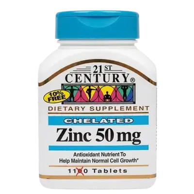 Zinc 50mg 110Tablets _ 21ST CENTURY