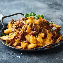 Loaded Fries With Meat