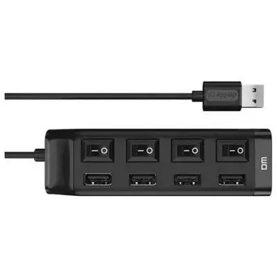 DM CHB005 4-Port USB Hub — High-Speed Data Splitter