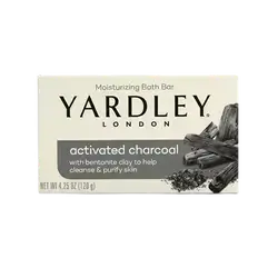 Activated Charcoal Moisturizing Bath Bar Soap 120g _ YARDLEY LONDON