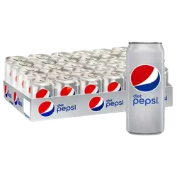 Pepsi Diet Cans - 250 ml (Pack of 30)