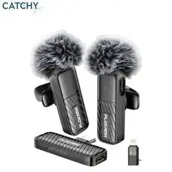 Plokama VM-20 Wireless Dual Lavalier Microphone for Android & iPhone