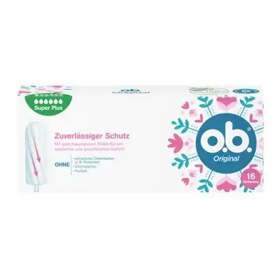 Super plus 16 piece from OB women's hygiene