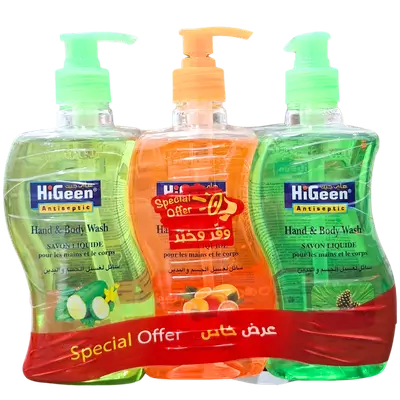 Hajeen Liquid Soap 500ml (Pack of 3)
