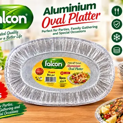 Aluminium Oval Platter/size LARGE