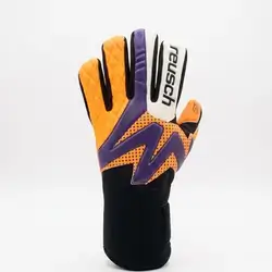 Reusch Attrakt Goalkeeper Gloves (White, Purple & Orange)