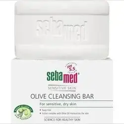 sebamed olive cleansing bar for sensitive , dry skin 150gr