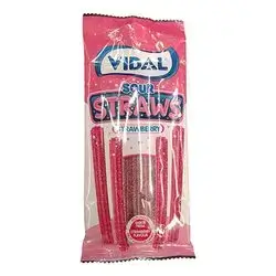 Vidal Jelly Sour Straws 100g