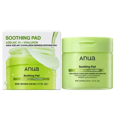 Soothing Pad Azelaic Acid 10 + Hyaluron 90 Pads _ Anua