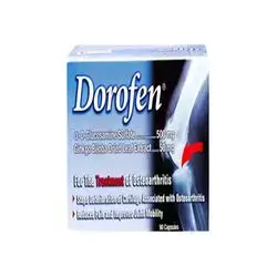 Dorofen 500 Mg D-Glucosamine Sulfate And 50 Mg Ginkgo Biloba 40 Capsules