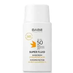 babe super fluid SPF50 hyaluronic acid