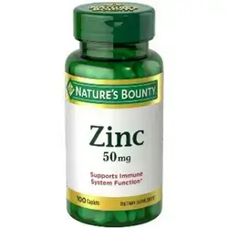 Zinc 50mg NATURES BOUNTY 100 Tablets