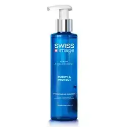 swiss image alpine aquaboost purify and protect hydrating gel cleanser 200ml