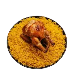 Chargrilled Farouj On Rice Platter