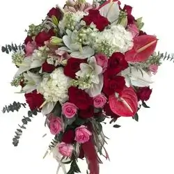 Flower Arrangement On A Vase