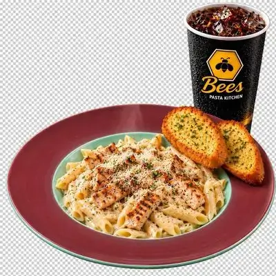 Chicken Penne Alfredo Combo