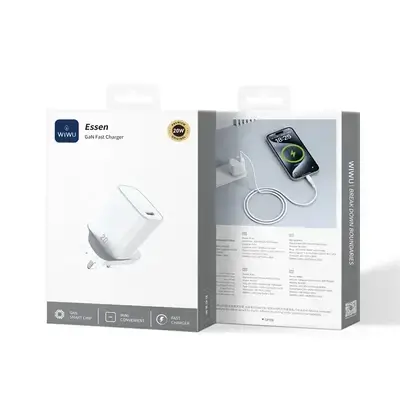 WIWU Essen 45W Fastcharger with Cable Combo