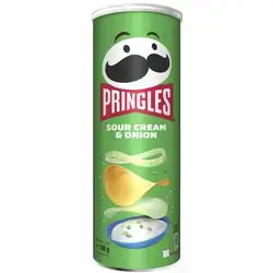 Pringles Sour Cream And Onion Chips 165g