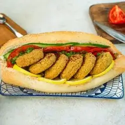 Falafel Sandwich In French Bun