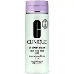 Clinique All About Clean Liquid Facial Soap Mild Dry Combination 200Ml
