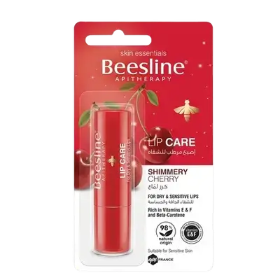 Lip Care Shimmery Cherry 4g _ Beesline