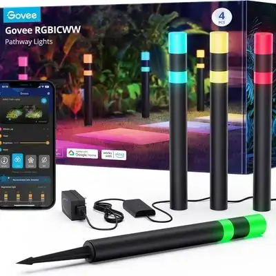 Govee RGBICWW Pathway Lights | 4-Pack H7055