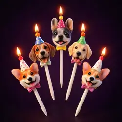 Dog Candle Set