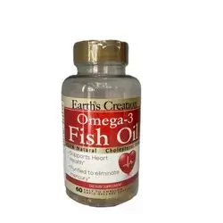 Earth's Creation Omega-3 Fish Oil 60 Softgels