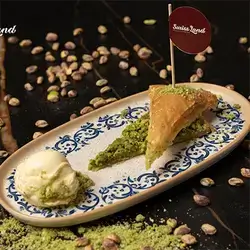 Baklava with Ice Cream
