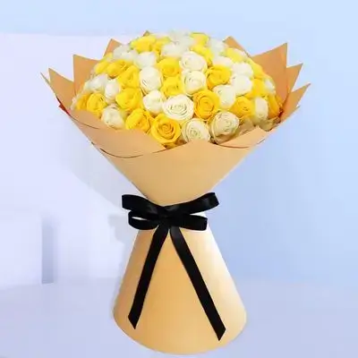 Imported Natural Flower Bouquet – 99 Flowers