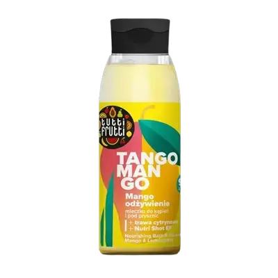 TUTTI FRUTTI Nourishing Bath and Shower Milk Mango and Lemongrass 400ml _ Farmona
