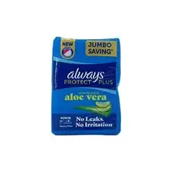 Always Protect Plus With Aloe Vera Extra Long Pads 24 Pads