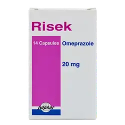 Risek (Omeprazole 20mg) 14 Capsules _ Julphar