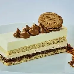Lotus Vanilla Cake Slice
