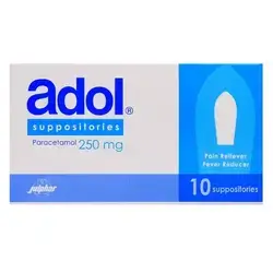 Adol 250mg 10 Suppositories (Julphar)