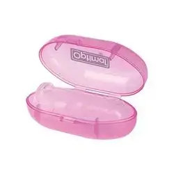 Baby Silicone Teething Toothbrush - Pink