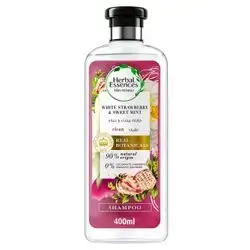 Herbal Essences Bio:Renew Natural Shampoo with White Strawberry & Sweet Mint for Hair Volume, 400ml