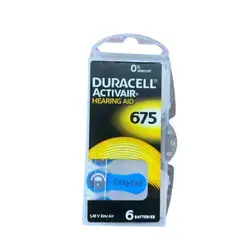 Hearing Aid Battery Duracell (675)