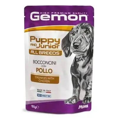 Gemon للجراء والكلاب الصغيرة - لحم الدجاج 100g