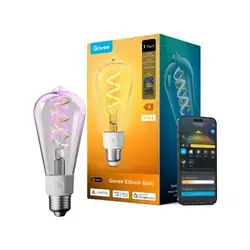 Govee ST19 Smart Edison E27 LED Light Bulb 500lm, Wi-Fi & Bluetooth