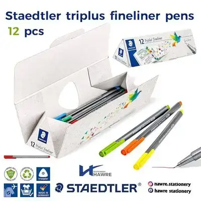 12 triplus fineliner 0.3mm-STAEDTLER