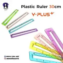 Y.PLUS Plastic Ruler 30cm