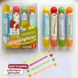 Highlighter & STAMP 4PCS