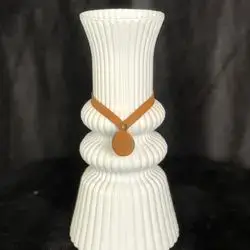 White Glass Vase